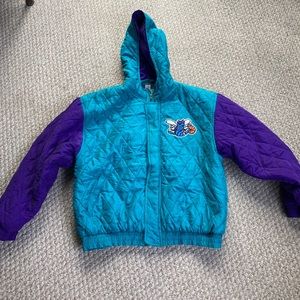 90s Charlotte Hornets Jacket Silk